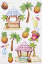 3D Pineapple Sticker I