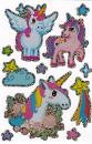 Metallic sticker unicorn