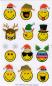Preview: Smiley Sticker Weihnachten