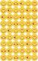 Preview: Smiley sticker gold effects