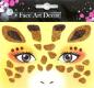 Preview: Gesichts-Sticker Giraffe