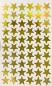Preview: Glossy foil Golden star laser stickers