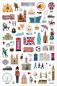 Preview: Schaum Sticker Großbritannien mit Landkarte