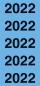 Preview: Year dates 2022 blue