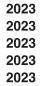 Preview: Year dates 2023 white