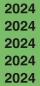 Preview: Year dates 2024 green