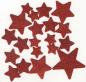 Preview: 20 Edel Sticker Sterne rot