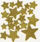 Preview: 20 Edel Sticker Sterne gold