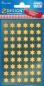 Preview: Glanzfolie Sticker 108 Sterne gold