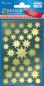 Preview: Shiny foil stickers gold star