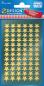 Preview: Glanzfolie Sticker 144 Sterne gold
