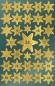 Preview: Glanzfolie Sticker Sterne + Zahlen gold