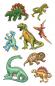 Preview: Dino Spaß Papier Sticker