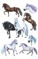 Preview: Papiersticker Pferde