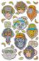 Preview: Puffy Sticker Affe 23 Aufkleber