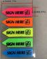 Preview: Contract signature Arrow index Memo Sticky note
