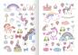 Preview: Glitzerspaß – Einhorn 250 Sticker