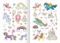 Preview: Glitzerspaß – Einhorn 250 Sticker