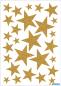 Preview: Sticker stars gold, glittery