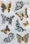Preview: Creative butterfly gold and silver embossed