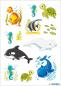 Preview: Sticker Walfamilie und Freunde
