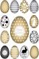 Preview: Sticker Happy Easter Goldeier