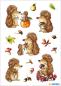 Preview: Autumn paper sticker hedgehog
