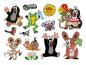 Preview: Tattoo Sticker Der kleine Maulwurf