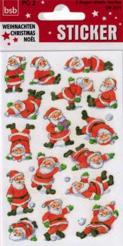 Santa Claus stickers