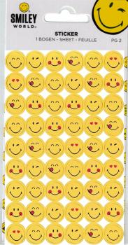 Smiley Sticker Gold Effekte