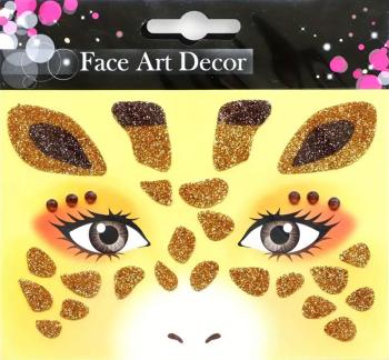Gesichts-Sticker Giraffe