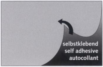 3D Sticker Hologramm Postkarte Schmetterling