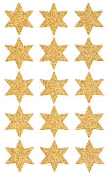 Weihnachts Sterne Glimmer gold