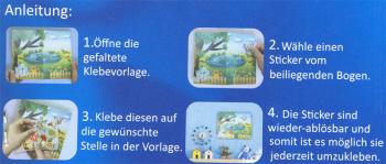 Schaum-Sticker Spielset Meerjungfrau