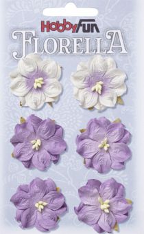 FLORELLA flowers lavender - 3,5 cm