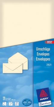 farbige Umschläge 80g creme