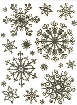 Snowflakes silver II