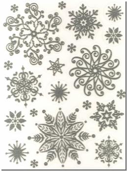Snowflakes silver III