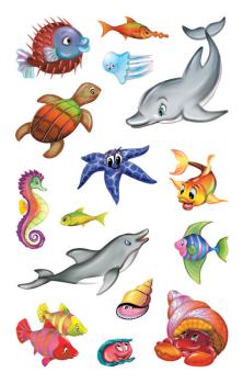 Seafood Sticker Mica