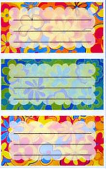 Book labels school