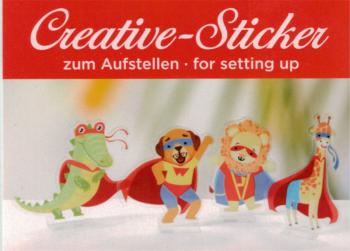 Preview: Sticker zum Aufstellen Dinos