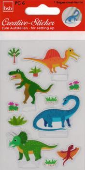 Sticker zum Aufstellen Dinos