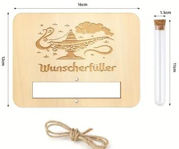 Holzgeldgeschenkverpackung Wunscherfüller