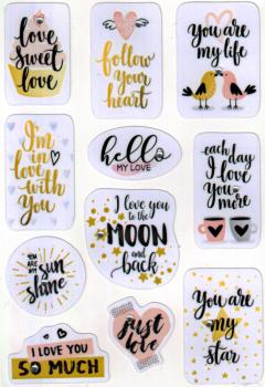 Sticker I Love You Jewel