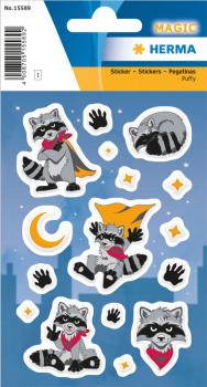 Sticker Oskar - the raccoon