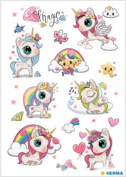 Sticker Verzaubertes Einhorn