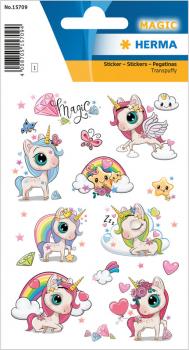 Sticker Verzaubertes Einhorn