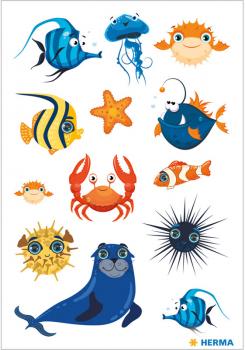 Sticker Freche Meeresviecher