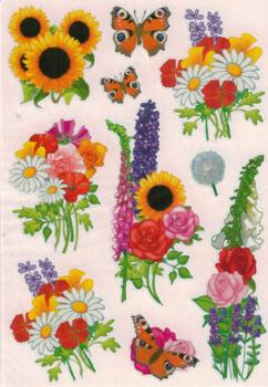 Preview: Sticker Sonnenblumen