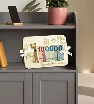Hochzeitsgeldgeschenkidee Dein erstes Million